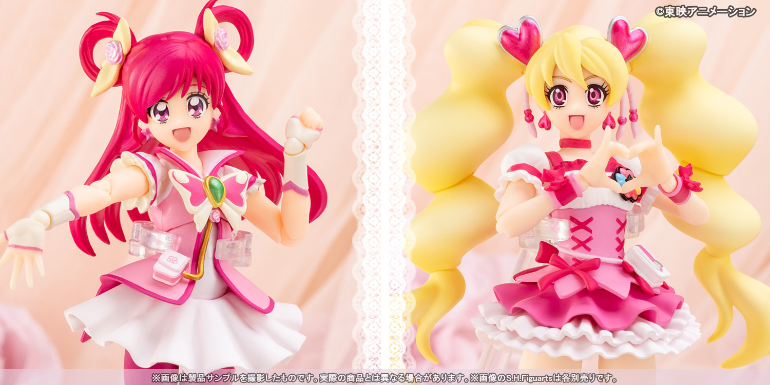 S.H.Figuarts发售发售Precure 系列中的 -Precure 角色设计师版 - 现已上市。10 月 26 日 &quot;治愈梦&quot; 11 月 &quot;治愈桃&quot; 产品样本评论。