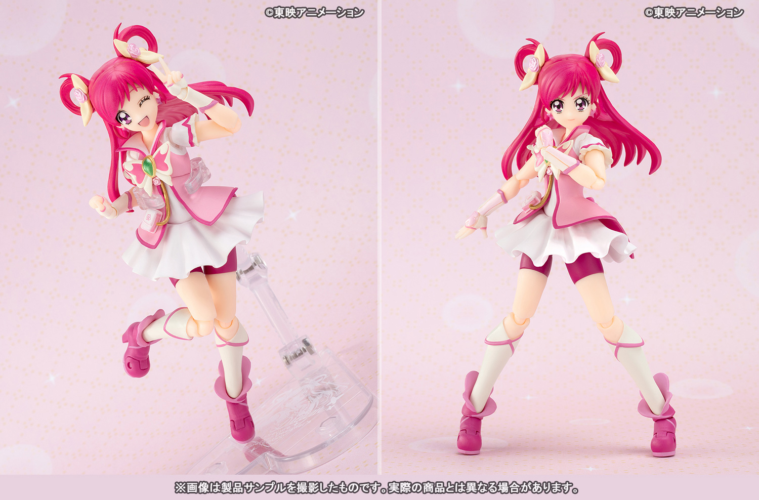 S.H.Figuarts Ya está disponible la -Precure Character Designer&#39;s Edition- de la serie Precure. 26 de octubre lanzamiento -Cure Dream- y noviembre lanzamiento -Cure Peach- Reseñas de muestras de productos.