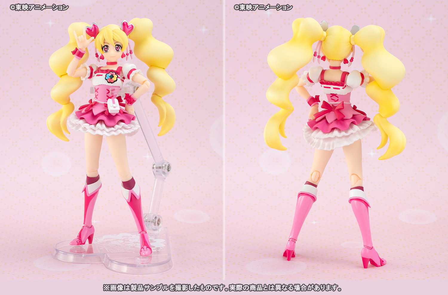 S.H.Figuarts Ya está disponible la -Precure Character Designer&#39;s Edition- de la serie Precure. 26 de octubre lanzamiento -Cure Dream- y noviembre lanzamiento -Cure Peach- Reseñas de muestras de productos.