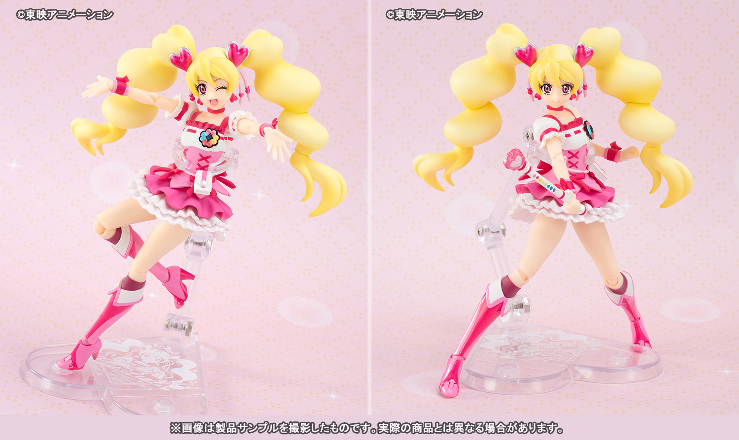 S.H.Figuarts Ya está disponible la -Precure Character Designer&#39;s Edition- de la serie Precure. 26 de octubre lanzamiento -Cure Dream- y noviembre lanzamiento -Cure Peach- Reseñas de muestras de productos.