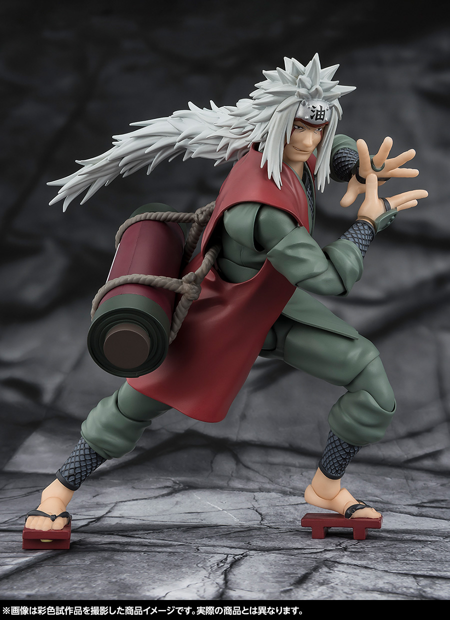 伝説の三忍、ついに集結！「S.H.Figuarts 自来也 -仙術極めし木ノ葉の豪傑- 仙人モードセット」のご紹介