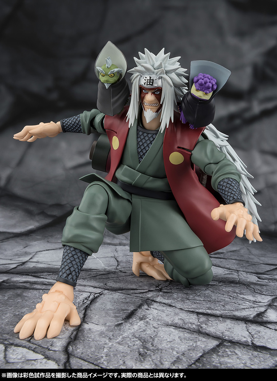 伝説の三忍、ついに集結！「S.H.Figuarts 自来也 -仙術極めし木ノ葉の豪傑- 仙人モードセット」のご紹介