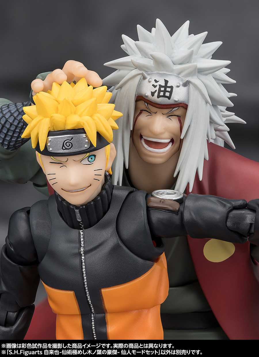 伝説の三忍、ついに集結！「S.H.Figuarts 自来也 -仙術極めし木ノ葉の豪傑- 仙人モードセット」のご紹介