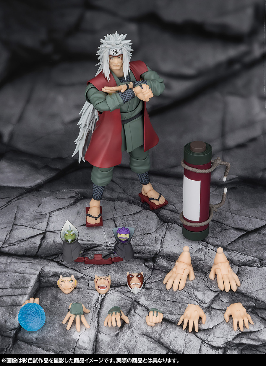 伝説の三忍、ついに集結！「S.H.Figuarts 自来也 -仙術極めし木ノ葉の豪傑- 仙人モードセット」のご紹介