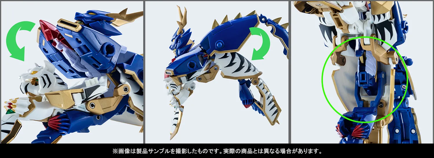 【前編・合体前】龍虎顕現！4/25店頭発売「超合金魂 GX-119 龍虎王／虎龍王」製品サンプルレビュー