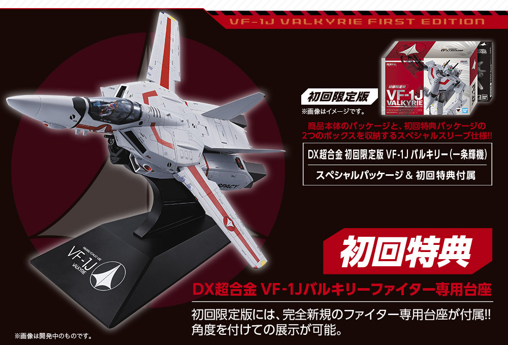 DX超合金 初回限定版 VF-1J バルキリー（一条輝機） スペシャルページ ...