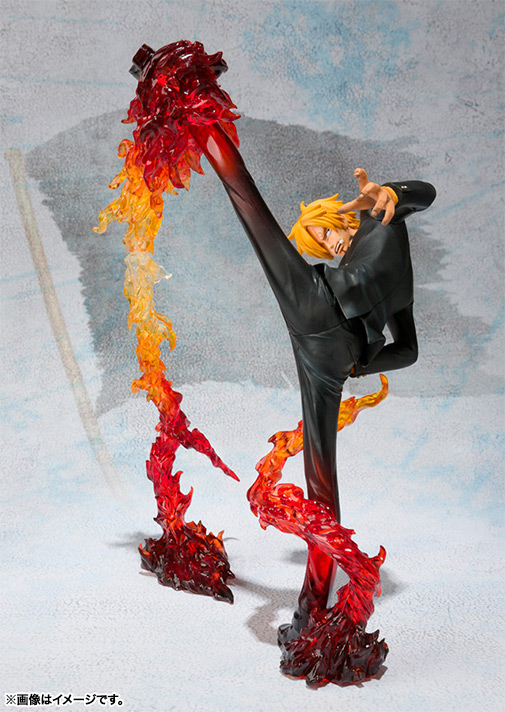 フィギュアーツZERO サンジ-Battle Ver.悪魔風脚 画竜点睛ショット-(ディアブルジャンブ フランバージュショット)