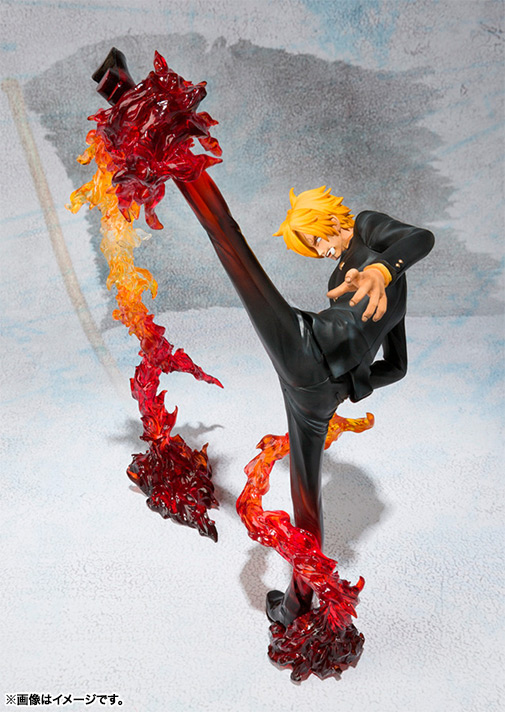 フィギュアーツZERO サンジ-Battle Ver.悪魔風脚 画竜点睛ショット-(ディアブルジャンブ フランバージュショット)