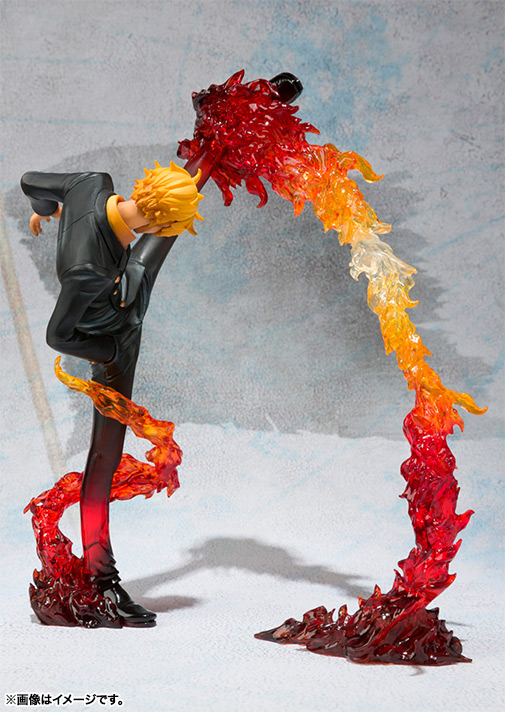 フィギュアーツZERO サンジ-Battle Ver.悪魔風脚 画竜点睛ショット-(ディアブルジャンブ フランバージュショット)