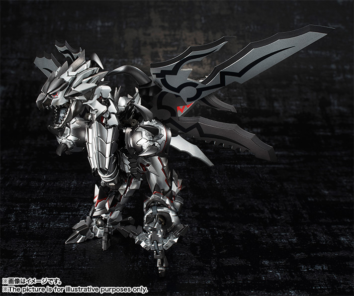 超合金&nbsp;Ka signature モンスターハンター Ｇ級変形リオレウス 希少種 ウェザリングシルバー