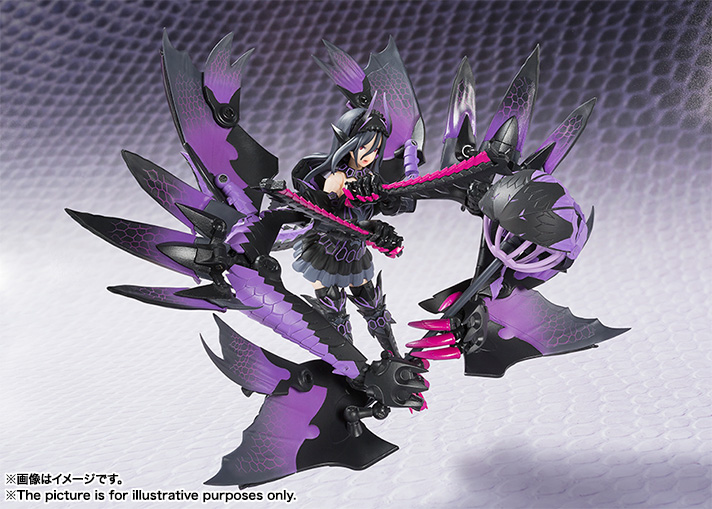 BANDAI アーマーガールズプロジェクト 黒触の竜姫 アーマーガールズプロジェクト 魂MIX モンスターハンター 地を暗黒に
