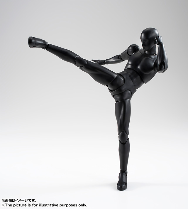 S.H.Figuarts ボディくん(Solid black Color Ver.)