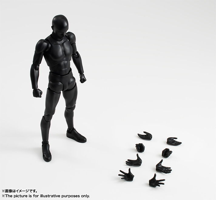 S.H.Figuarts ボディくん(Solid black Color Ver.)