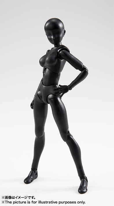 S.H.Figuarts&nbsp;ボディちゃん（Solid black Color Ver.）
