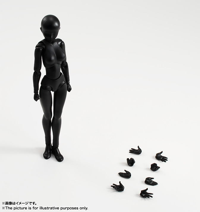 S.H.Figuarts&nbsp;ボディちゃん（Solid black Color Ver.）