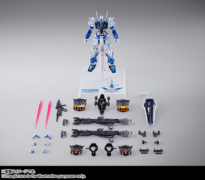 メタルビルド アストレイブルーフレーム（フル・ウェポン装備）【箱無し中古】 Yahoo!オークション - 「metal build ガンダムアストレイ ブルー