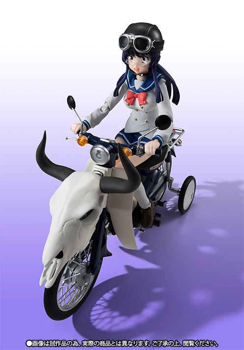 S.H.Figuarts 三ノ輪聖(制服)&スーパーカブ50(ばくおん!!ver.)