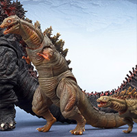 S.H.MonsterArts&nbsp;ゴジラ（2016） 第2形態＆第3形態セット