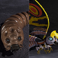 S.H.MonsterArts&nbsp;モスラ（成虫）＆モスラ（幼虫） Special Color Ver.