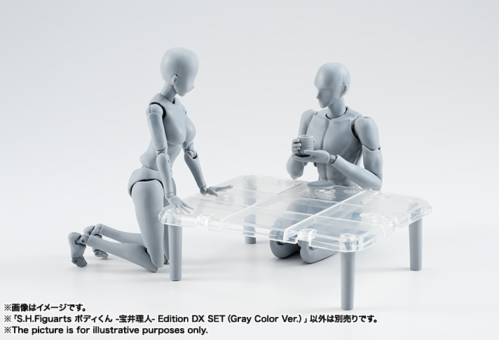 S.H.Figuarts ボディくん -宝井理人- Edition DX SET (Gray Color Ver.)