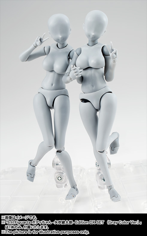 S.H.Figuarts&nbsp;ボディちゃん -矢吹健太朗- Edition DX SET (Gray Color Ver.)