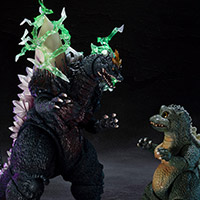 S.H.MonsterArts&nbsp;スペースゴジラ＆リトルゴジラ Special Color Ver.