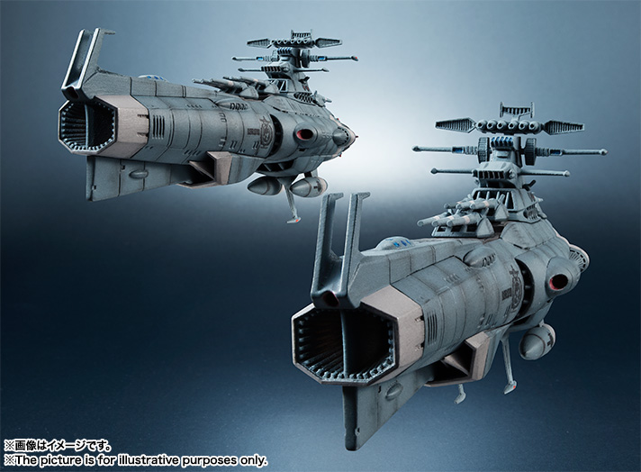 輝艦大全 1/2000 地球連邦主力戦艦 ドレッドノート級 2隻セット