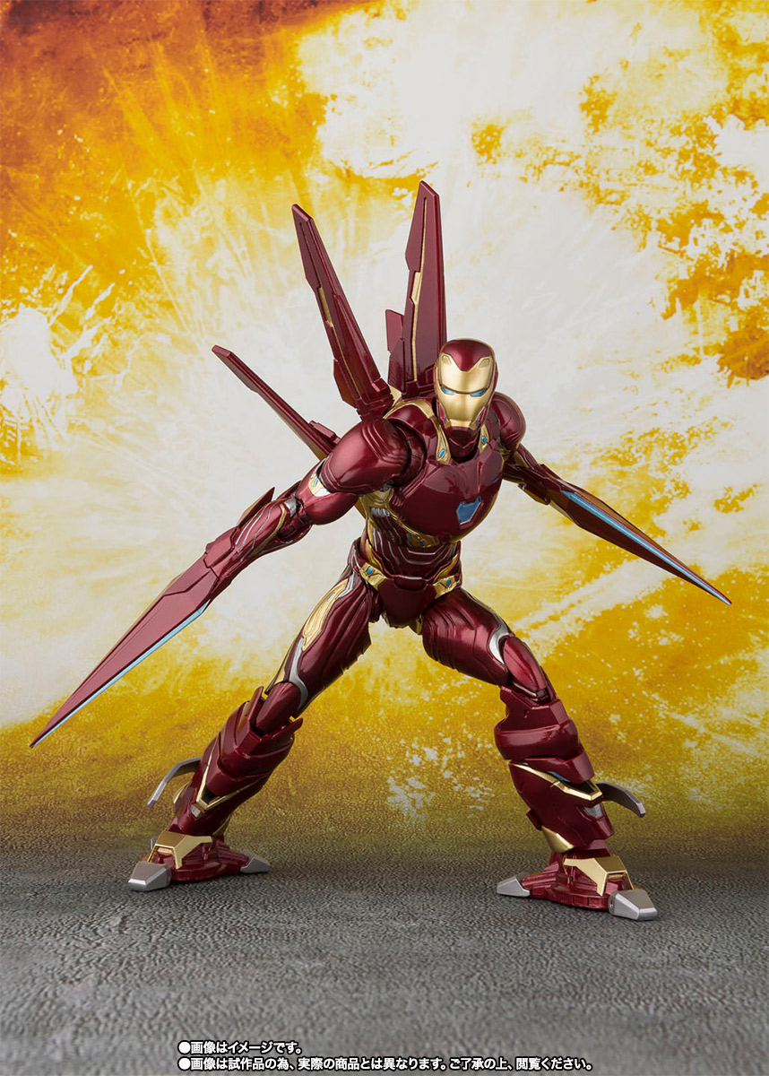 S.H.Figuarts&nbsp;アイアンマン マーク50 ナノウェポンセット（アベンジャーズ／インフィニティ・ウォー）