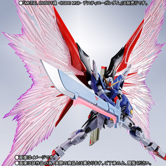 METAL ROBOT魂 <SIDE MS> デスティニーガンダム専用光の翼&エフェクトセット