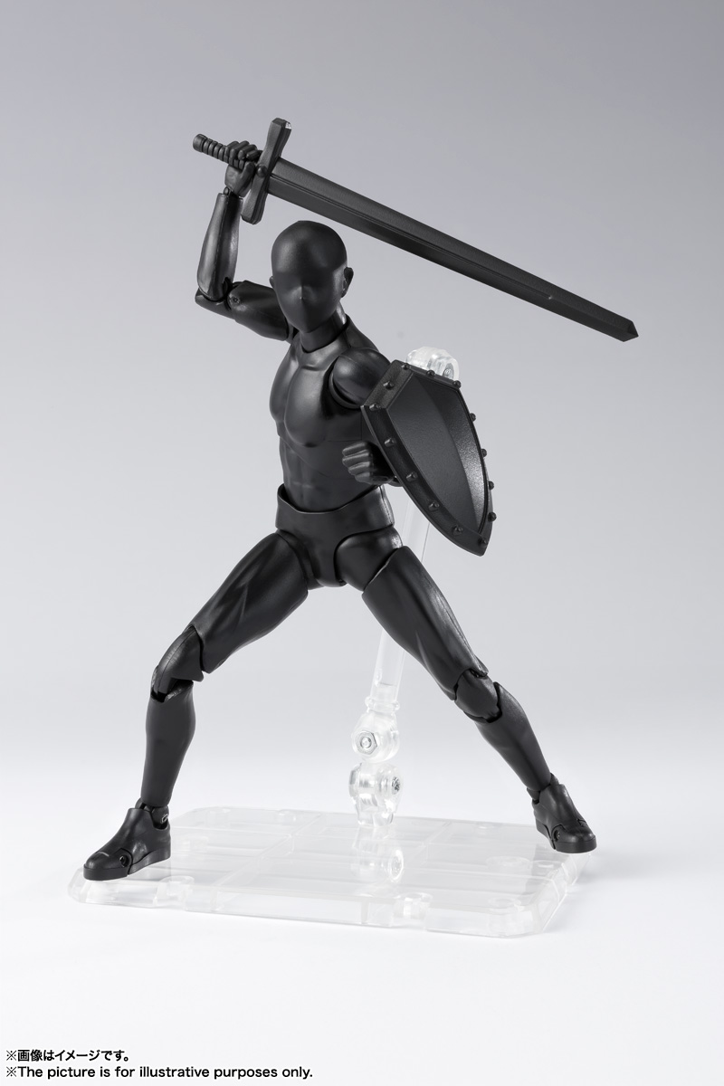 S.H.Figuarts ボディくん DX SET 2( Solid black Color Ver.)
