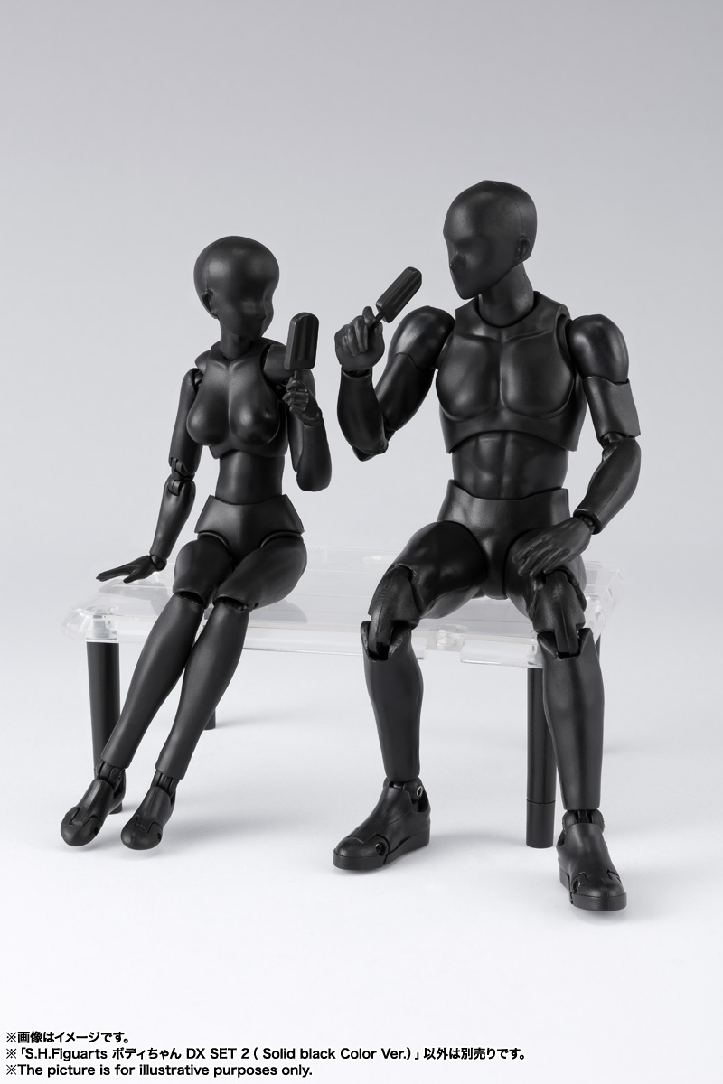 S.H.Figuarts&nbsp;ボディちゃん DX SET 2（ Solid black Color Ver.）