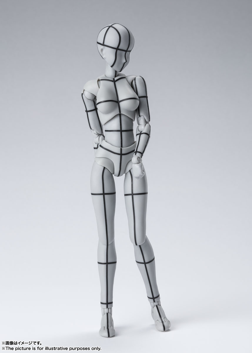 S.H.Figuarts ボディちゃん -ワイヤーフレーム- (Gray Color Ver.)