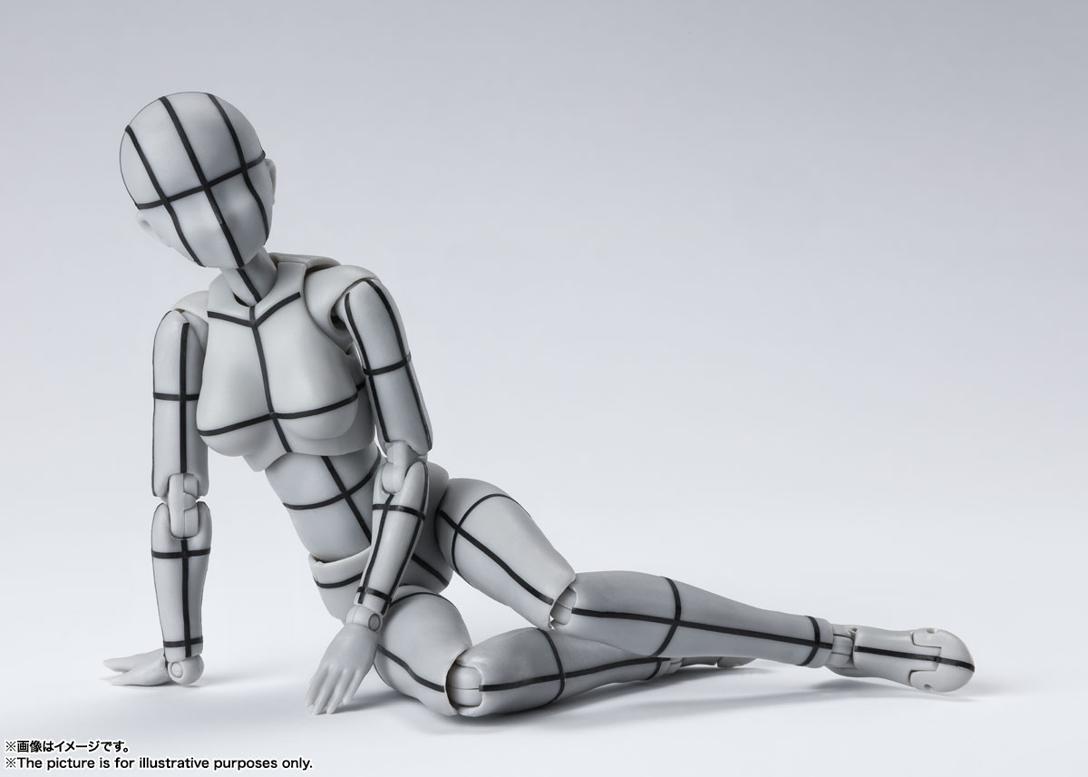 S.H.Figuarts ボディちゃん -ワイヤーフレーム- (Gray Color Ver.)