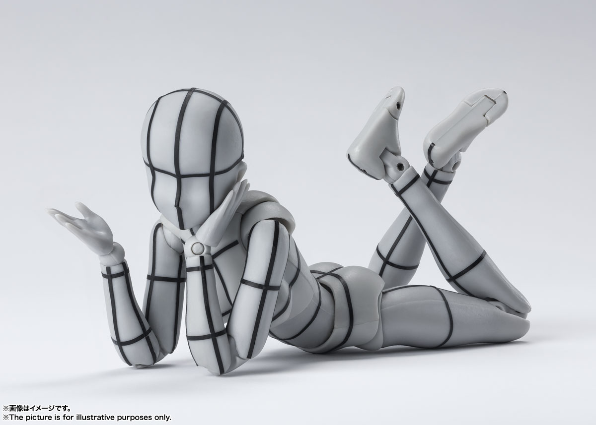 S.H.Figuarts ボディちゃん -ワイヤーフレーム- (Gray Color Ver.)