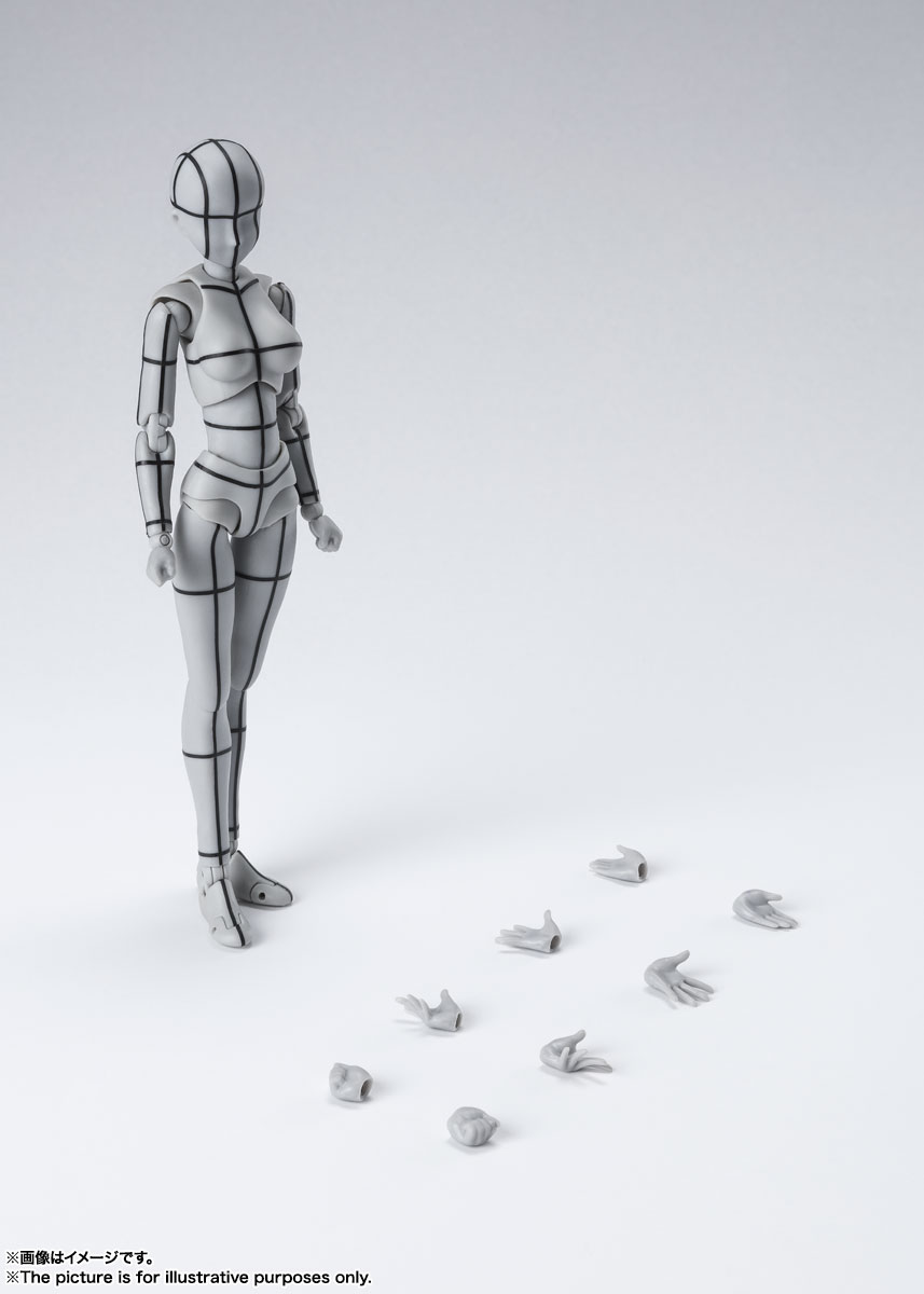 S.H.Figuarts ボディちゃん -ワイヤーフレーム- (Gray Color Ver.)