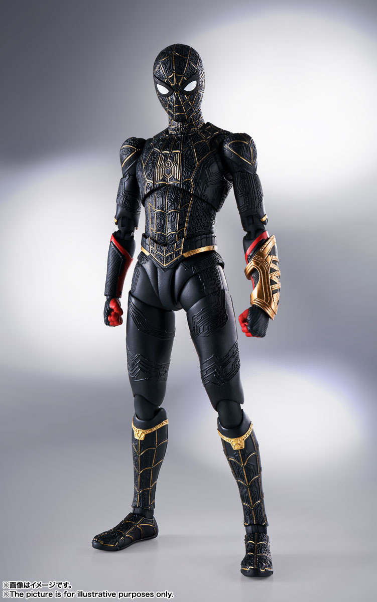 S.H.Figuarts&nbsp;スパイダーマン［ブラック＆ゴールドスーツ］（スパイダーマン：ノー・ウェイ・ホーム）