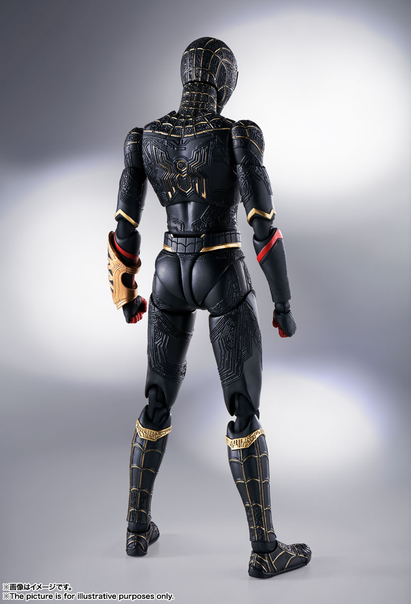 S.H.Figuarts&nbsp;スパイダーマン［ブラック＆ゴールドスーツ］（スパイダーマン：ノー・ウェイ・ホーム）