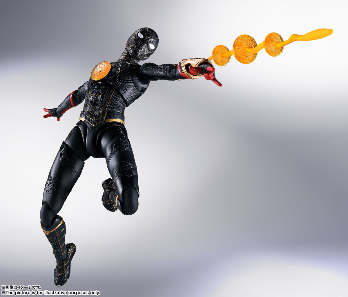 S.H.Figuarts&nbsp;スパイダーマン［ブラック＆ゴールドスーツ］（スパイダーマン：ノー・ウェイ・ホーム）