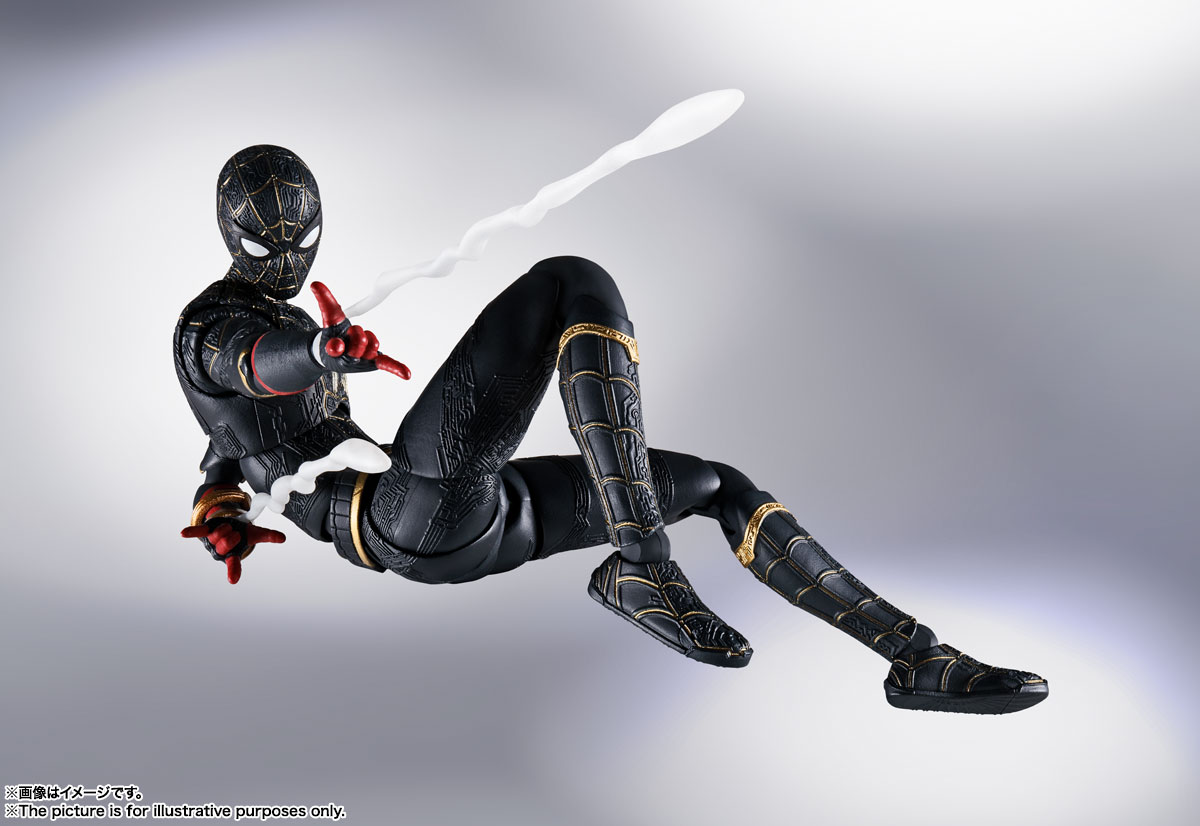 S.H.Figuarts&nbsp;スパイダーマン［ブラック＆ゴールドスーツ］（スパイダーマン：ノー・ウェイ・ホーム）