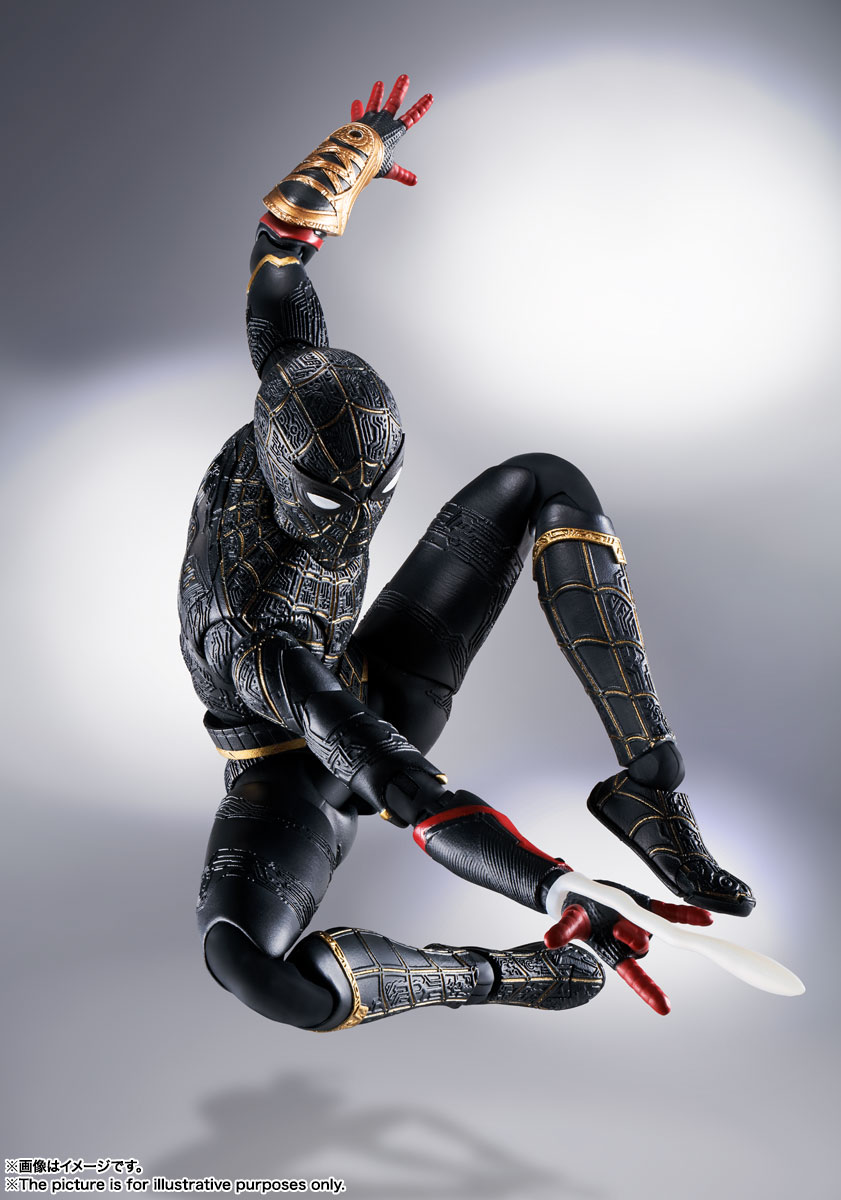 S.H.Figuarts&nbsp;スパイダーマン［ブラック＆ゴールドスーツ］（スパイダーマン：ノー・ウェイ・ホーム）