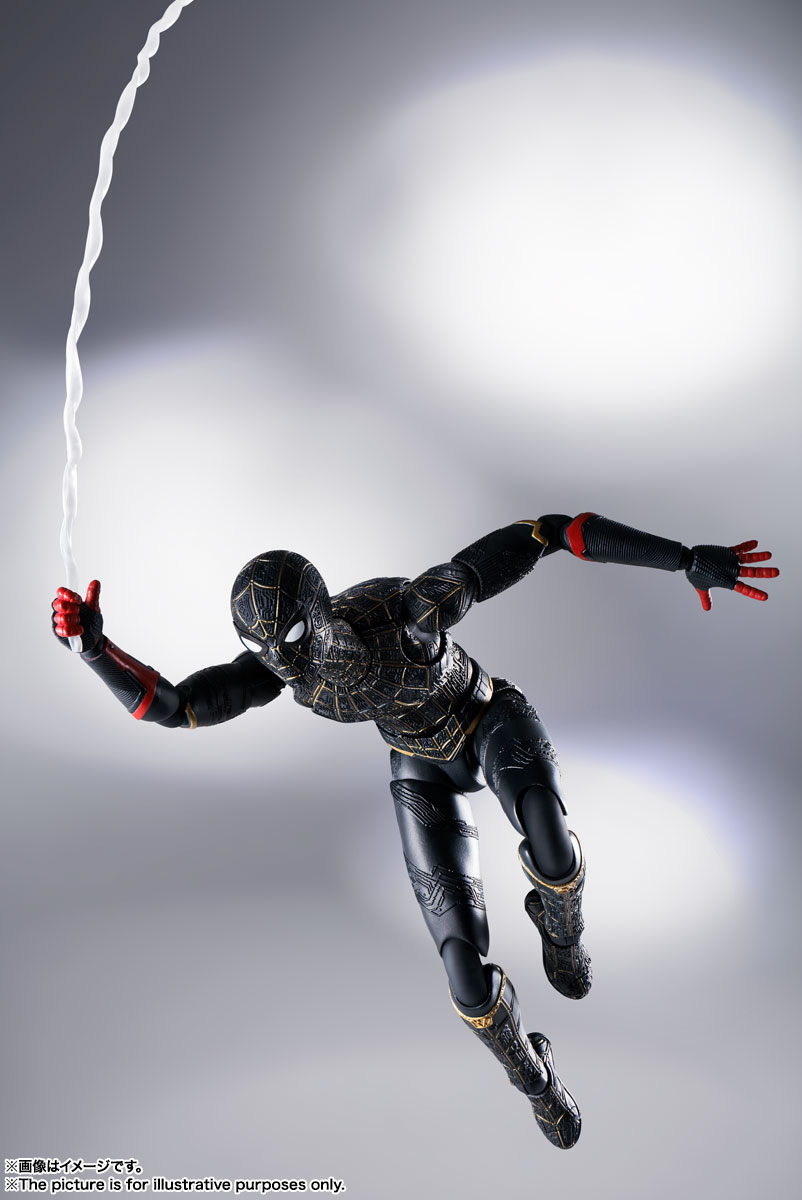 S.H.Figuarts&nbsp;スパイダーマン［ブラック＆ゴールドスーツ］（スパイダーマン：ノー・ウェイ・ホーム）