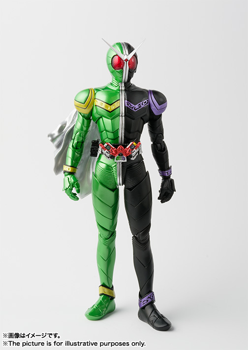 S.H.Figuarts(真骨彫製法) 仮面ライダーW サイクロンジョーカー