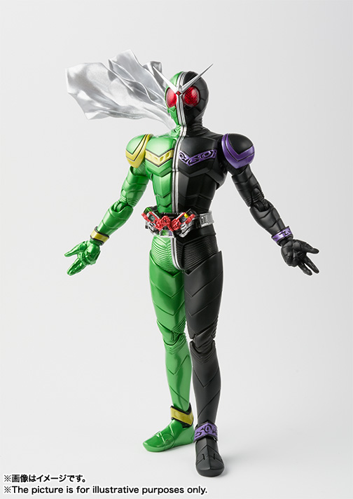S.H.Figuarts(真骨彫製法) 仮面ライダーW サイクロンジョーカー