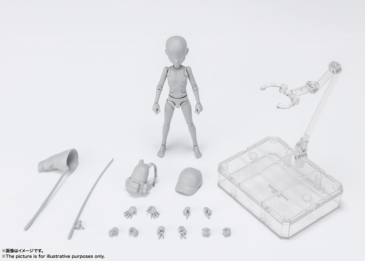 S.H.Figuarts ボディくん -杉森建- Edition DX SET (Gray Color Ver.)