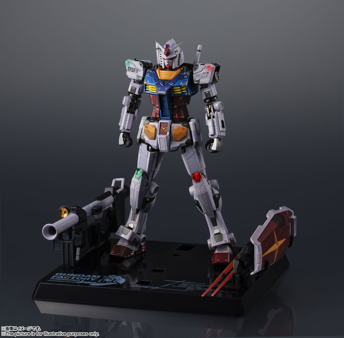 超合金 超合金×GUNDAM FACTORY YOKOHAMA RX-78F00 GUNDAM ‐Night illuminated ver.-