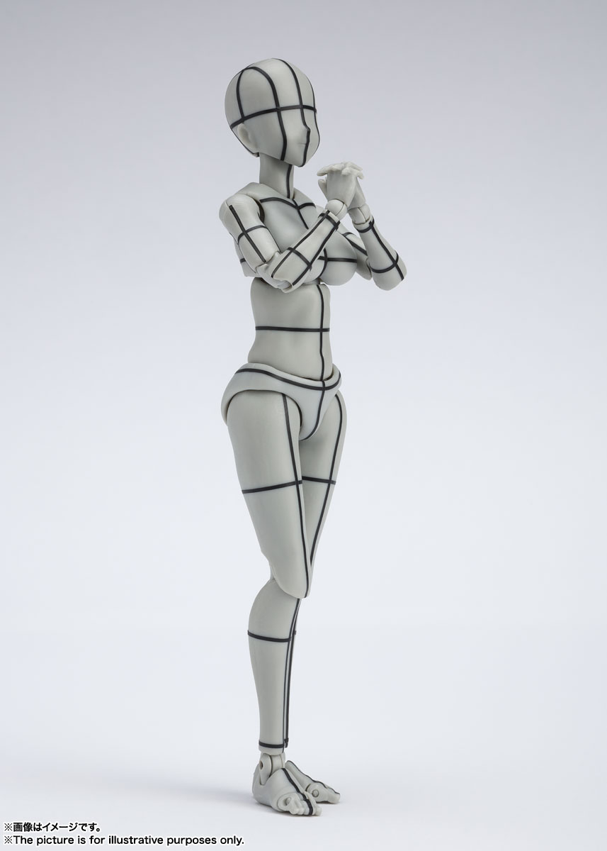 S.H.Figuarts ボディちゃん -矢吹健太朗- Edition ワイヤーフレーム (Gray Color Ver.)