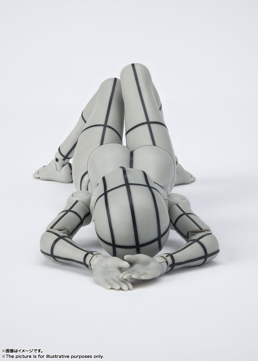 S.H.Figuarts ボディちゃん -矢吹健太朗- Edition ワイヤーフレーム (Gray Color Ver.)
