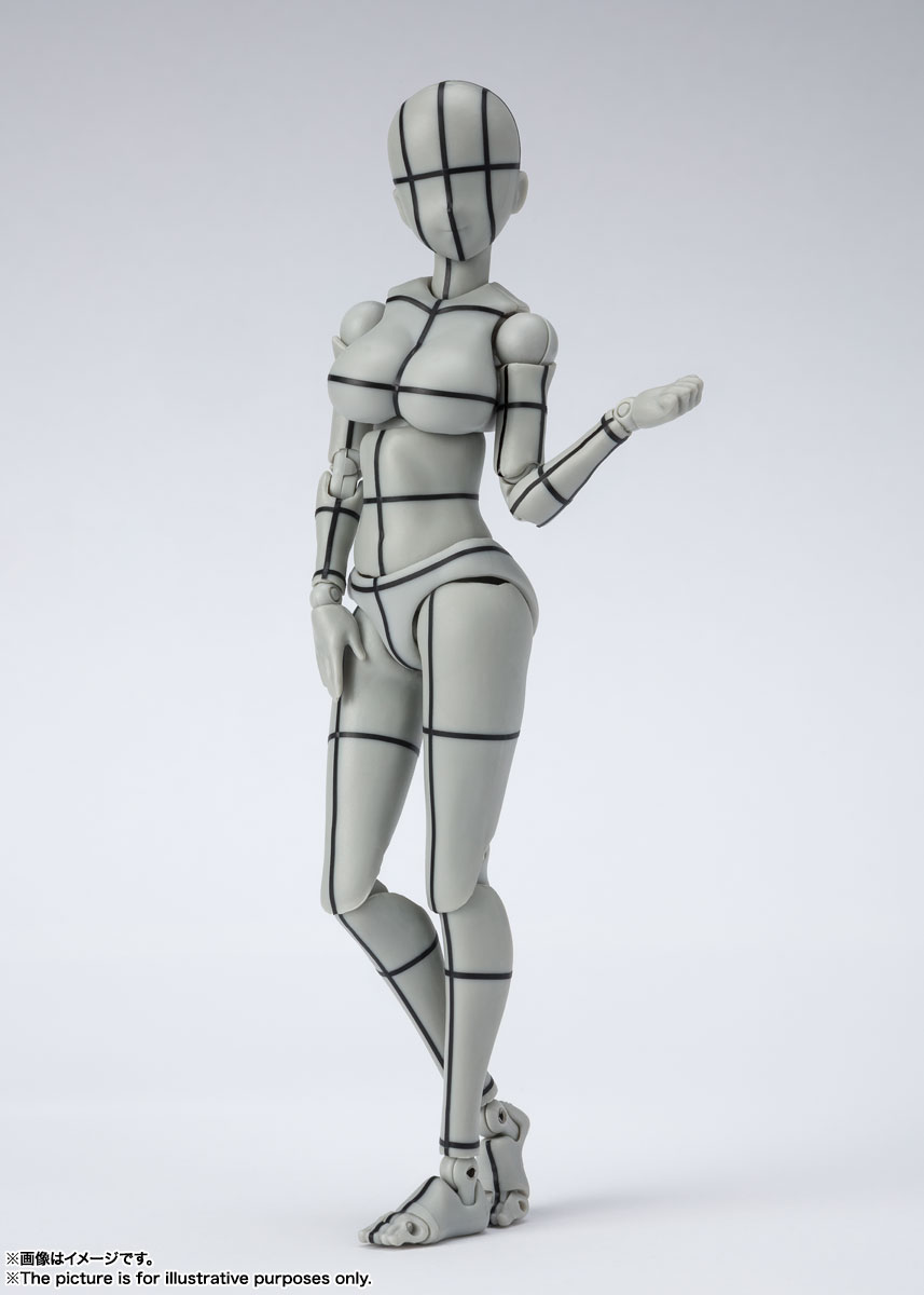 S.H.Figuarts ボディちゃん -矢吹健太朗- Edition ワイヤーフレーム (Gray Color Ver.)