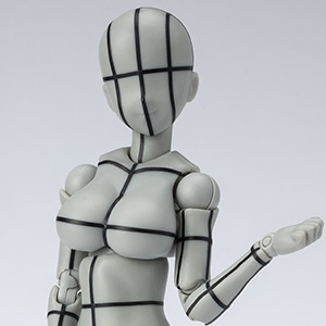 S.H.Figuarts&nbsp;ボディちゃん -矢吹健太朗- Edition ワイヤーフレーム (Gray Color Ver.)