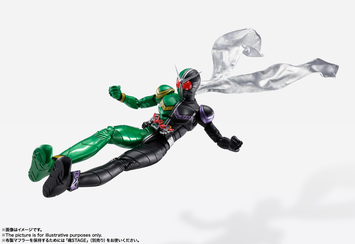 S.H.Figuarts(真骨彫製法) 仮面ライダーW サイクロンジョーカー 風都探偵アニメ化記念